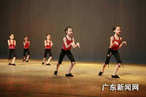 全国少儿爵士舞等级考试教材在广东惠州拍摄