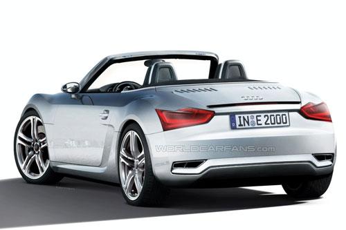 定位低于tt?奥迪r4+roadster假想图曝光