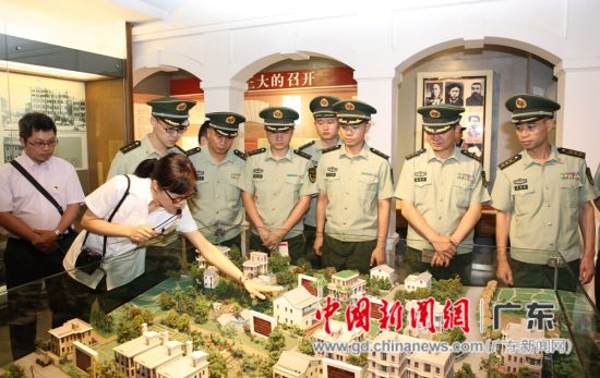 武警广东省总队寻根溯魂激励官兵强军政治热情