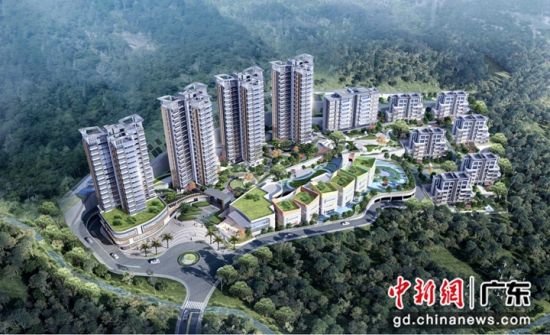 项目效果图。中铁建工供图 项目效果图。中铁建工供图