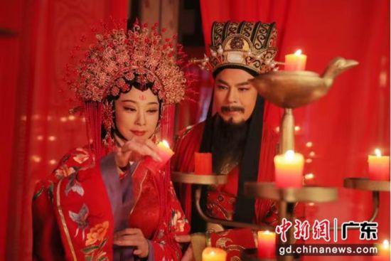 中国首部潮剧数字电影《东吴郡主》在第21届中美电影节荣获金天使奖最佳戏曲电影。图为影片剧照。受访者供图 中国首部潮剧数字电影《东吴郡主》在第21届中美电影节荣获金天使奖最佳戏曲电影。图为影片剧照。受访者供图