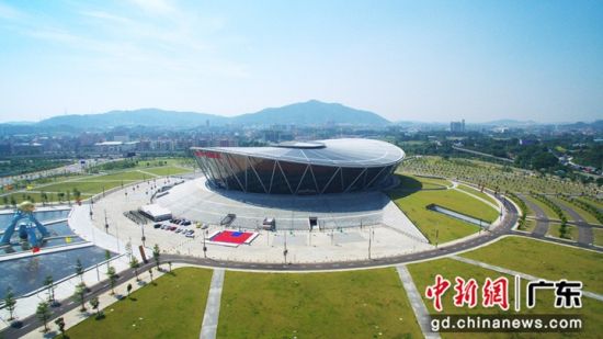东莞篮球中心。中建八局华南公司 供图 东莞篮球中心。中建八局华南公司 供图