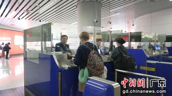 广州白云机场口岸。广州边检总站 供图 广州白云机场口岸。广州边检总站 供图