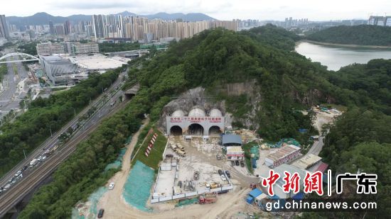 项目施工现场。中铁二十三局供图 项目施工现场。中铁二十三局供图