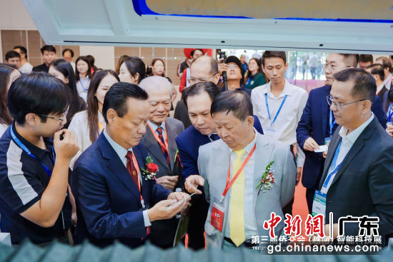第三届侨交会(越南)智能科技展现场。 主办方供图 第三届侨交会(越南)智能科技展现场。 主办方供图