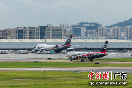 深圳机场货运区。深圳机场供图 深圳机场货运区。深圳机场供图