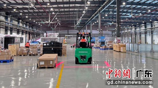深圳机场货运区。深圳机场供图 深圳机场货运区。深圳机场供图