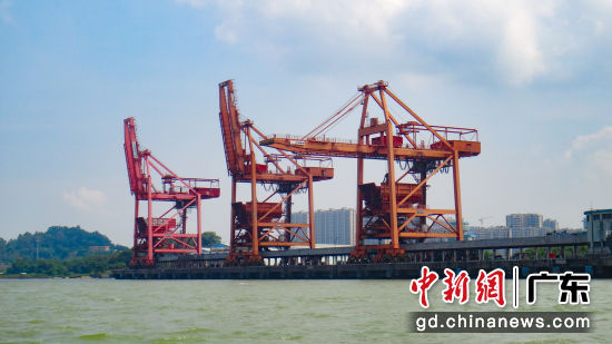 广州珠江电厂5万吨级煤码头工程。中交四航局港湾院供图 广州珠江电厂5万吨级煤码头工程。中交四航局港湾院供图
