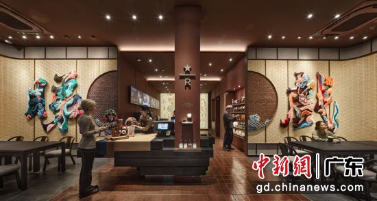 星巴克广东首家非遗概念店。受访者 供图 星巴克广东首家非遗概念店。受访者 供图