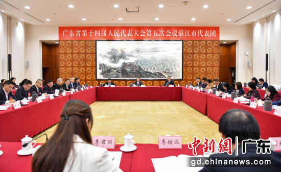 广东省十四届人大五次会议湛江代表团媒体开放日活动现场。郎树臣 摄 广东省十四届人大五次会议湛江代表团媒体开放日活动现场。郎树臣 摄
