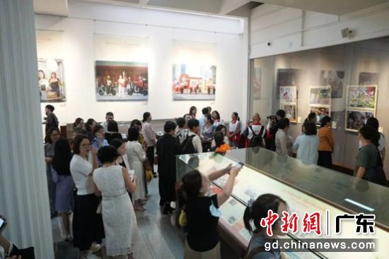 展览现场。 广州市妇女联合会 供图 展览现场。 广州市妇女联合会 供图