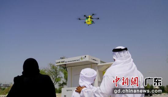 在迪拜运营的Keeta无人机。主办方供图 在迪拜运营的Keeta无人机。主办方供图