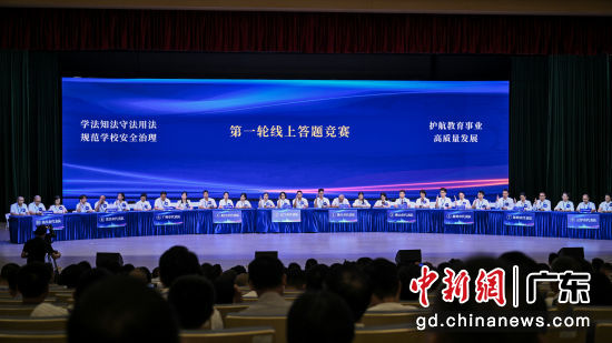 第四届广东省学校安全知识竞赛决赛近日在广州举行。通讯员 供图 第四届广东省学校安全知识竞赛决赛近日在广州举行。通讯员 供图