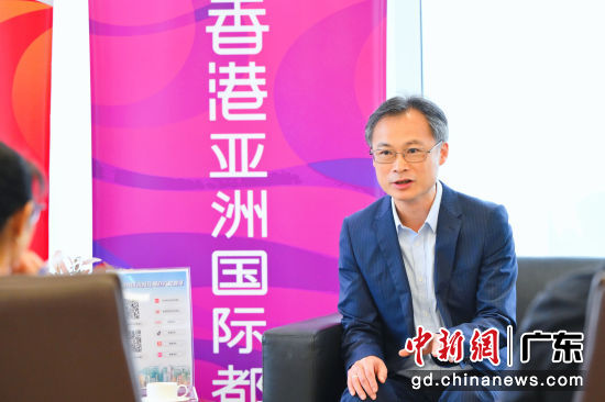 香港特区政府驻粤经济贸易办事处主任李炳威。主办方 供图 香港特区政府驻粤经济贸易办事处主任李炳威。主办方 供图