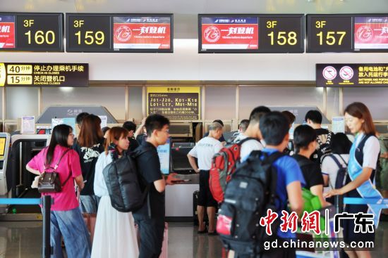 东航广东分公司国庆出行保障全面升级。东方航空 供图 东航广东分公司国庆出行保障全面升级。东方航空 供图