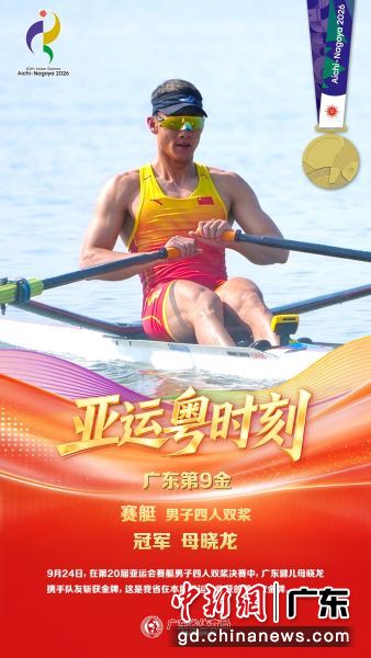 图为母晓龙。(资料图)广东省体育局供图 图为母晓龙。(资料图)广东省体育局供图