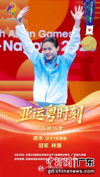 图为林珊。 (资料图) 广东省体育局 供图 图为林珊。 (资料图) 广东省体育局 供图