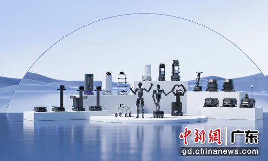 普渡机器人产品矩阵。受访者供图